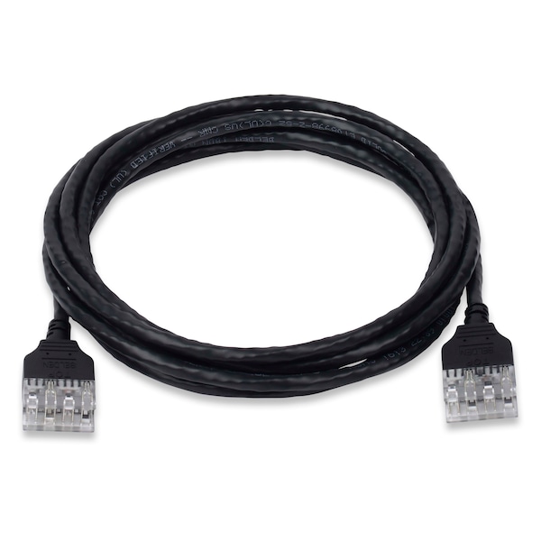 Belden CBL ASSY BIX-BIX 23-4PR SOLID, CAT6 25 FT BLACK, GIGABIX PS6+ AX101950